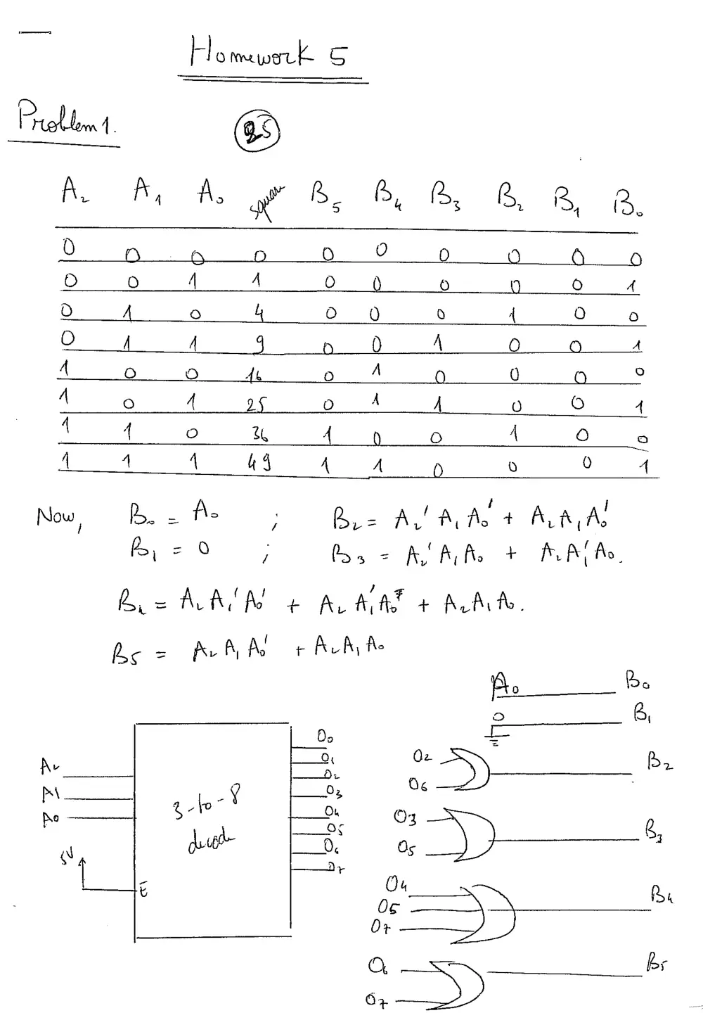 EECE 320 Problems Recitations Solutions, Fall 2011, page 1