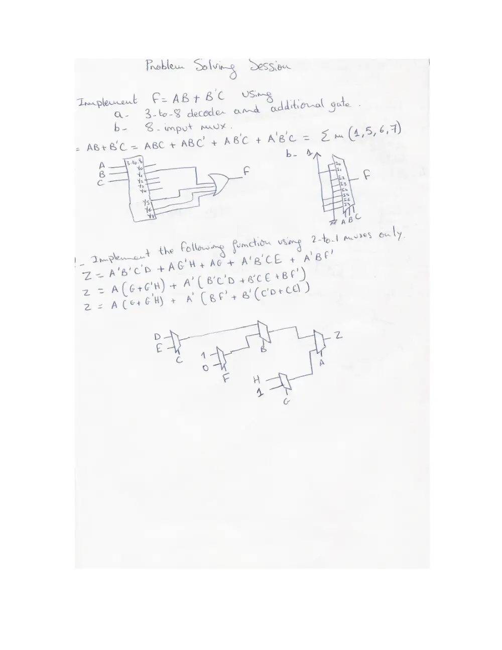 EECE 320 Problems Recitations Solutions, Fall 2011, page 4