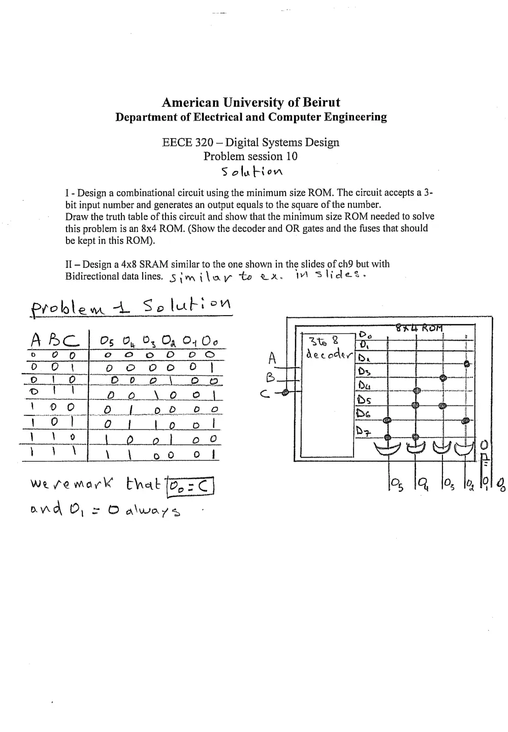 EECE 320 Problems Recitations Solutions, Fall 2011, page 5