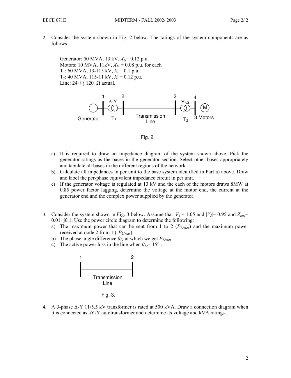EECE 471 Midterm, Fall 2002, page 2