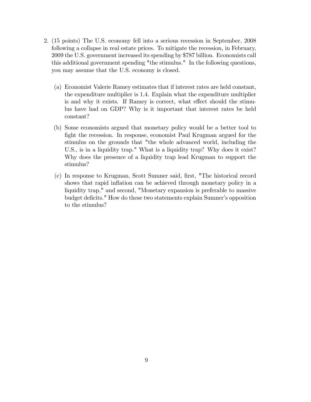 ECON 227 Final, Fall 2010, page 9