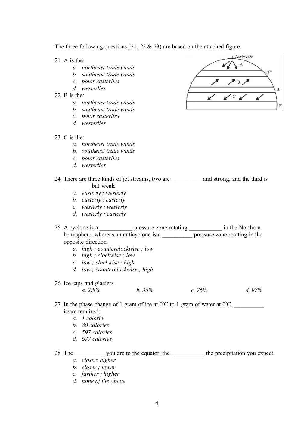 GEOL 102 Final, Fall 2005, page 4