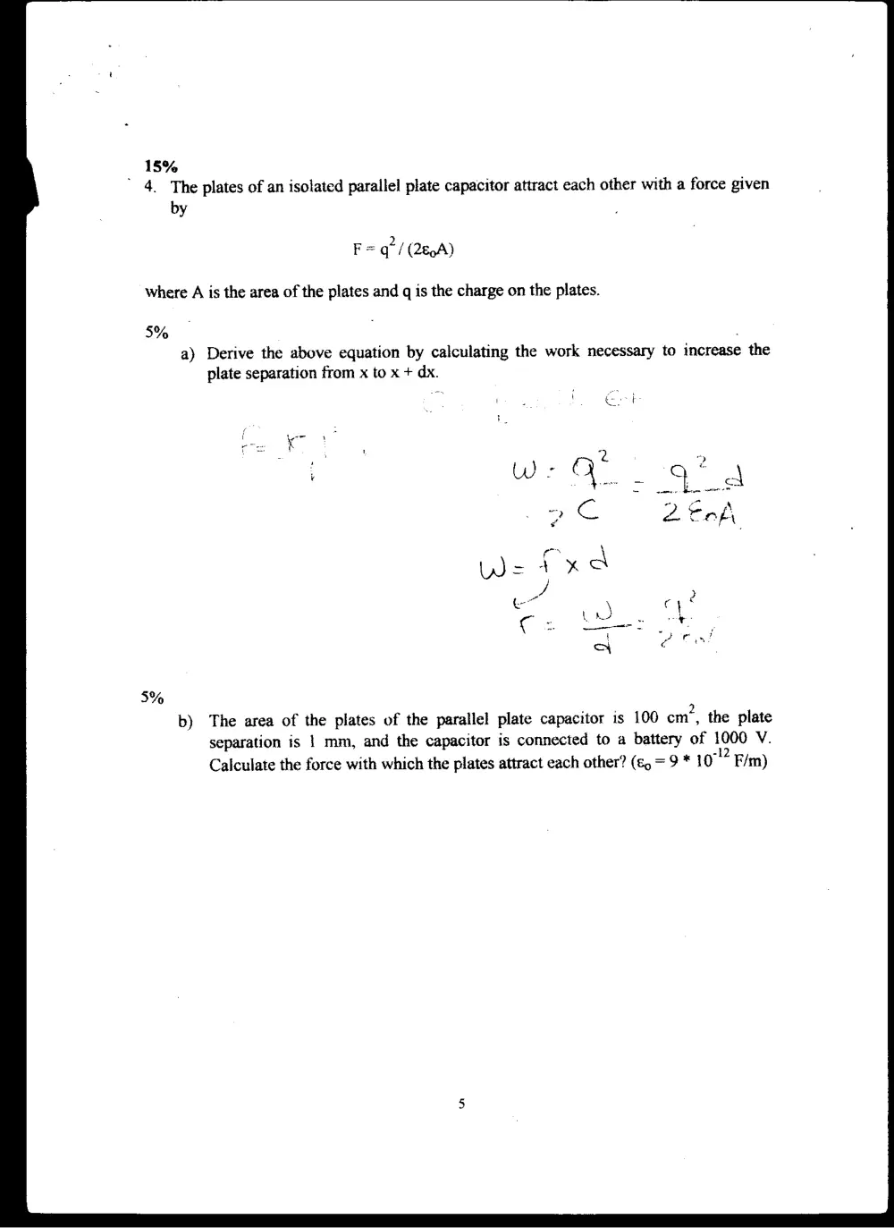 PHYS 211 Final, Summer 1998, page 5