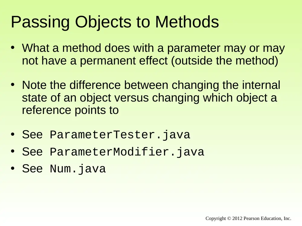CSC 243 Chapter 7 Object Oriented Design, Fall 2014, page 4