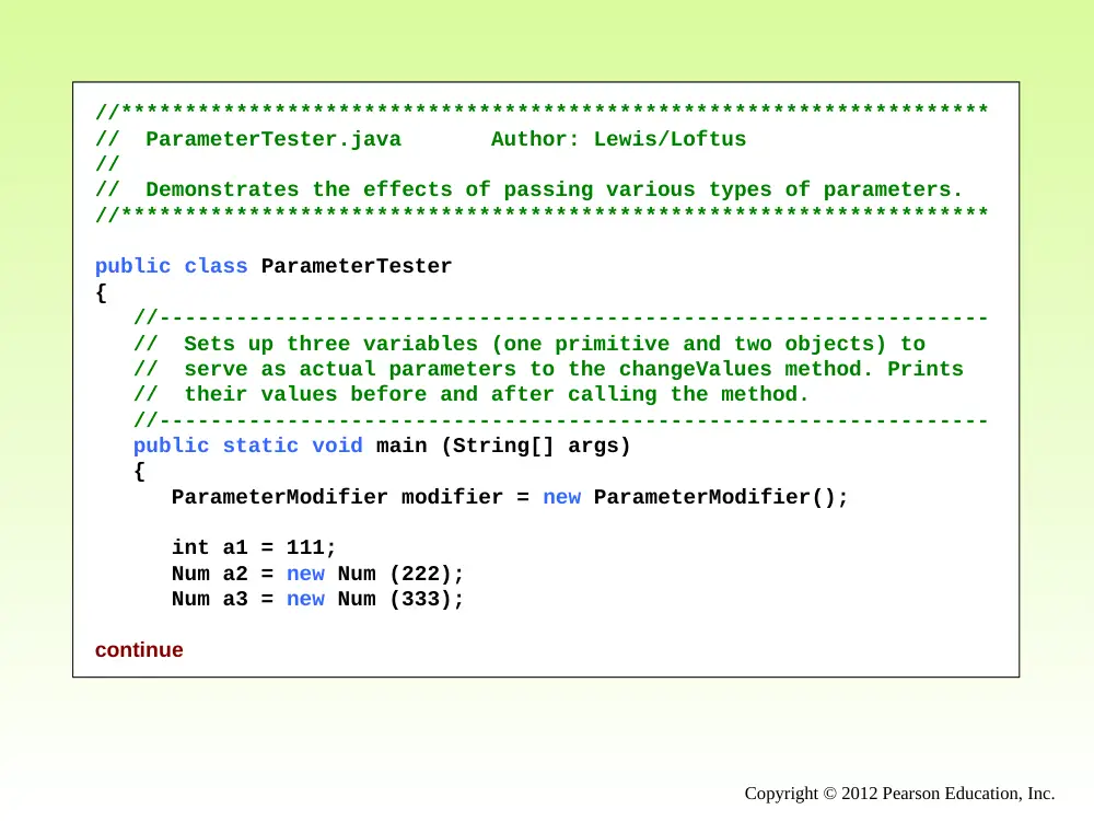 CSC 243 Chapter 7 Object Oriented Design, Fall 2014, page 7