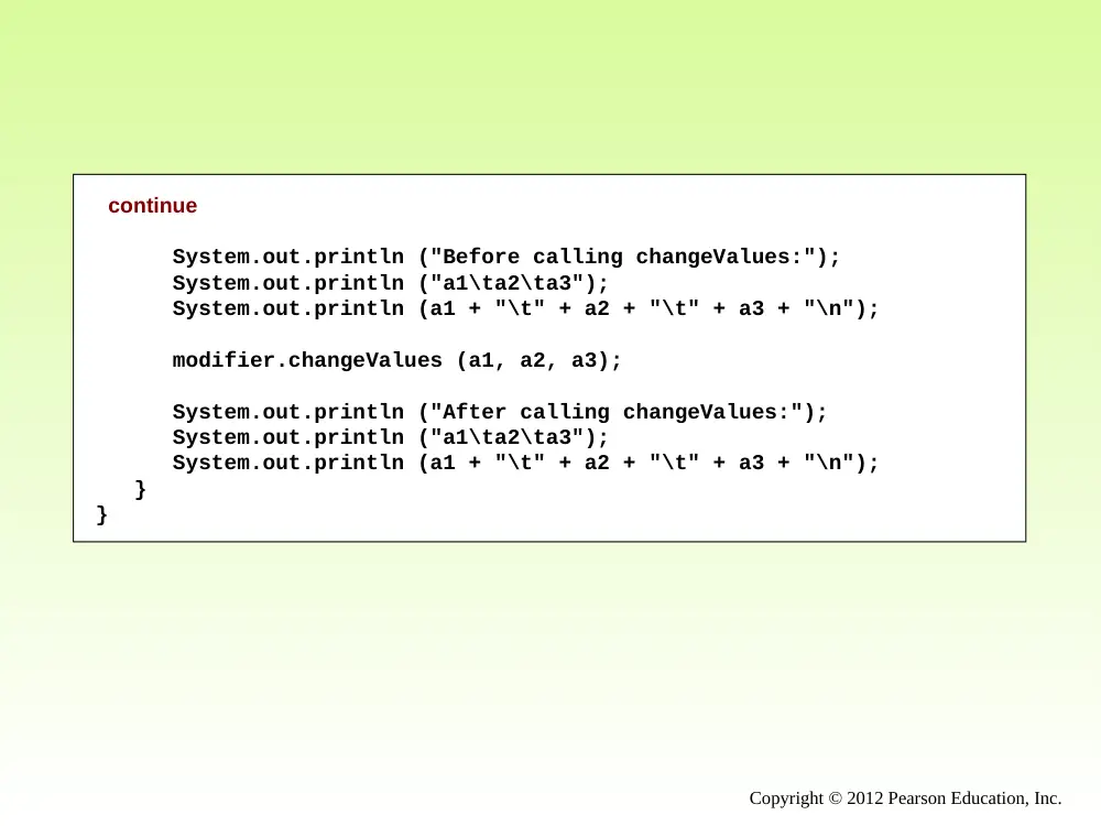 CSC 243 Chapter 7 Object Oriented Design, Fall 2014, page 9