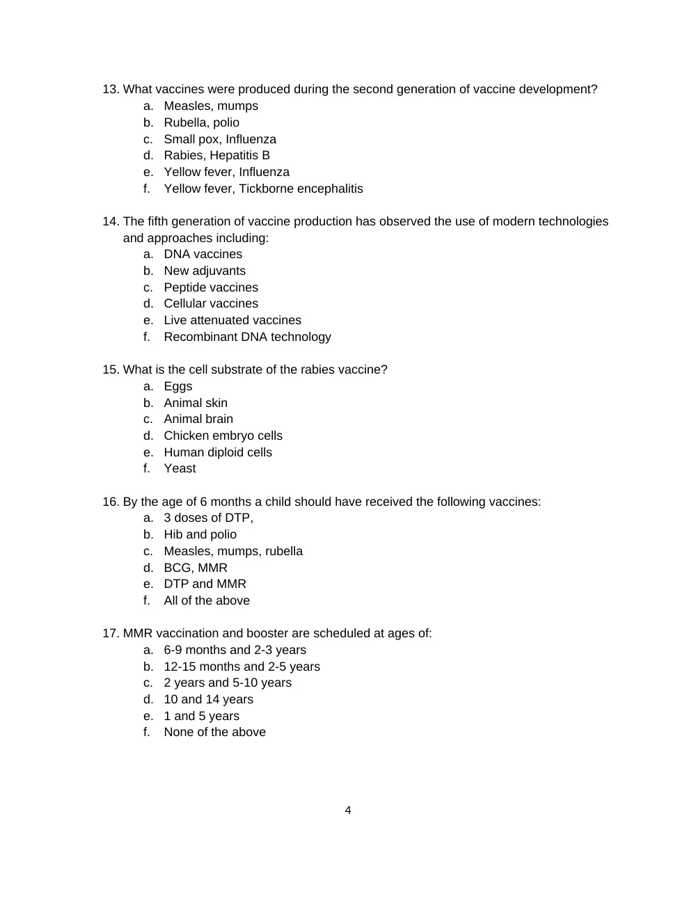 BIO 420 Final, Spring 2011, page 4