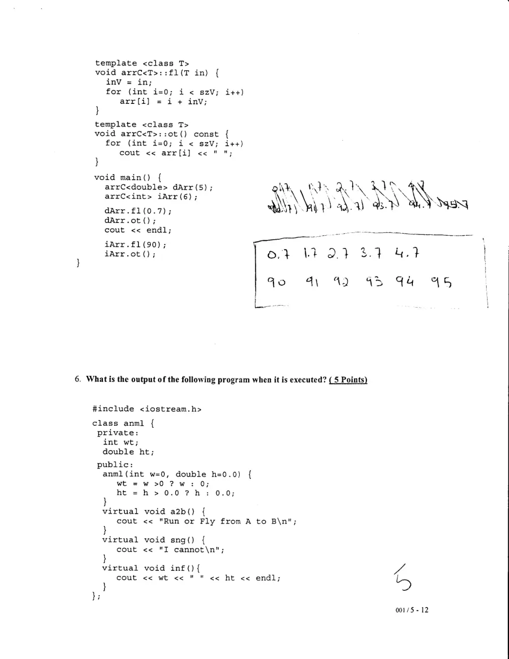 CSC 213 Final with Solution, Fall 2005, page 5