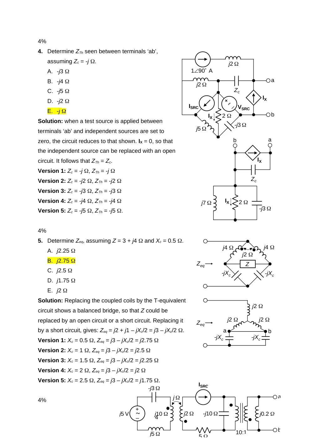 EECE 210 Exam 3 with Solution, Fall 2014, page 4
