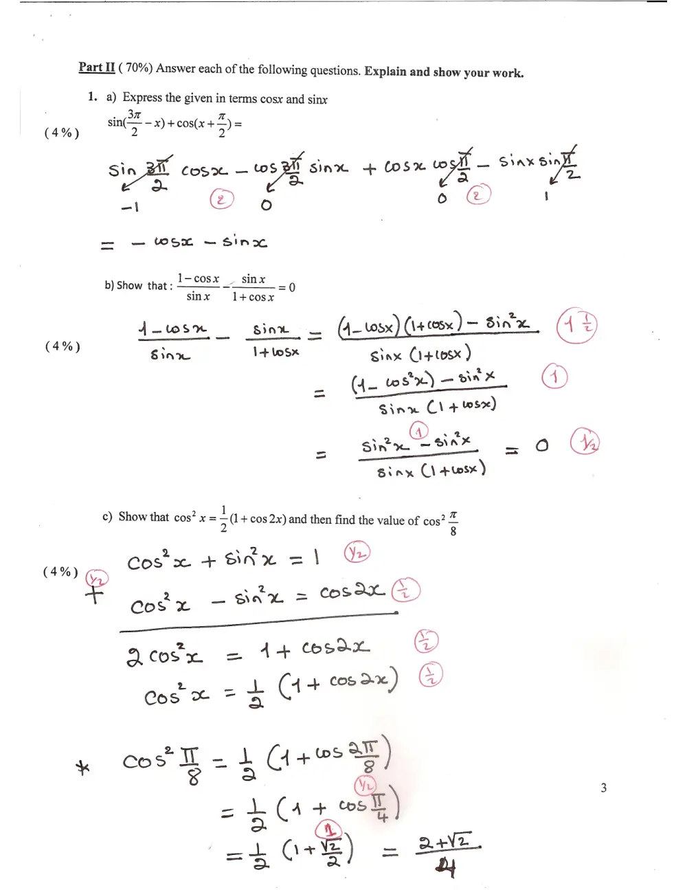 MATH 101 Exam 1, Spring 2012, page 4