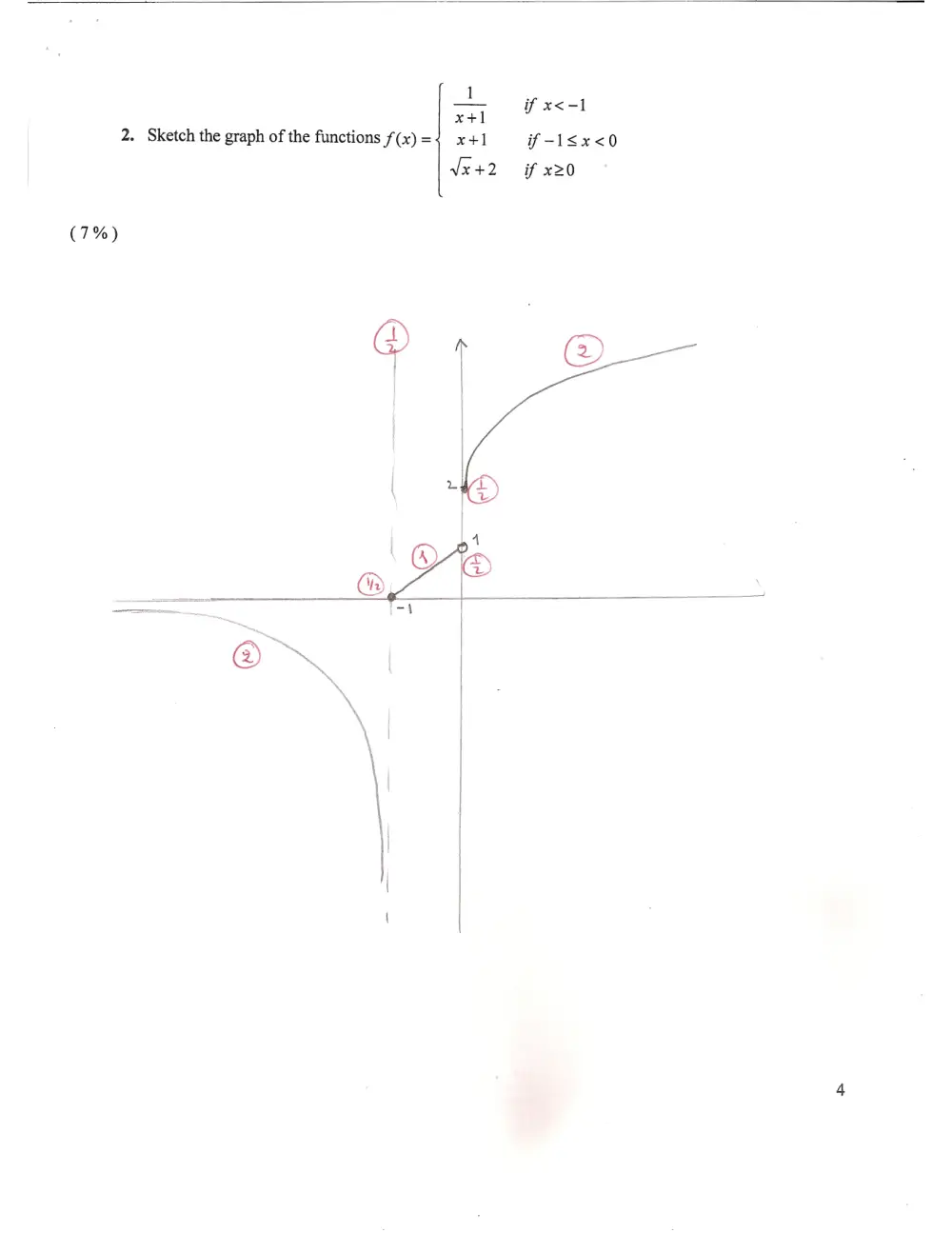 MATH 101 Exam 1, Spring 2012, page 5
