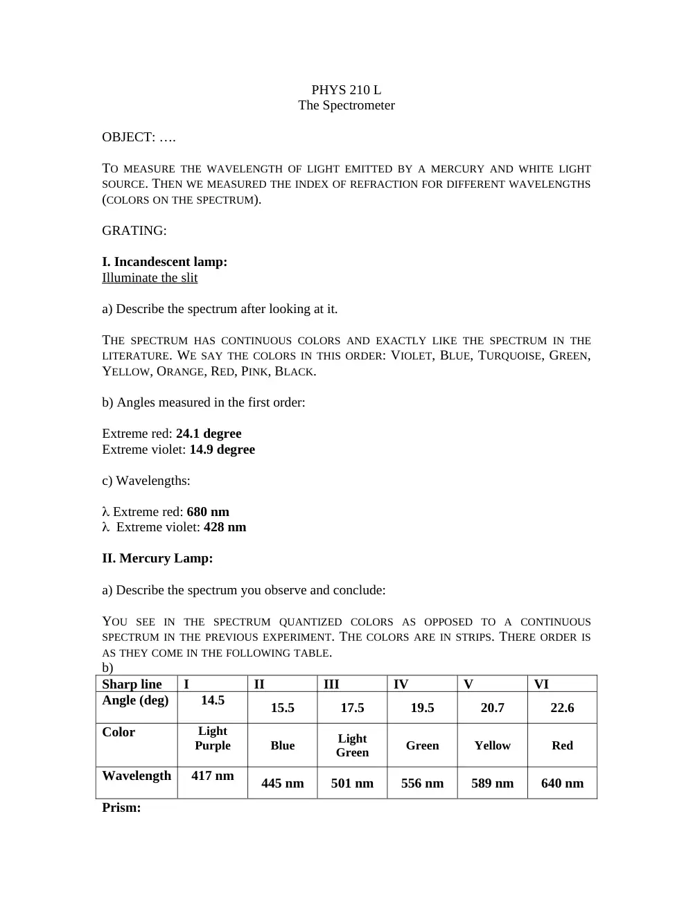 PHYS 210 Lab Reports Solved, Fall 2006, page 4