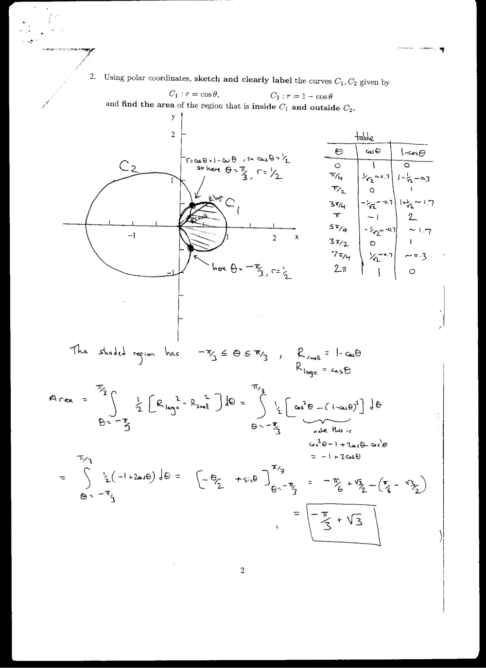 MATH 201 Exam 2, Fall 2004, page 2