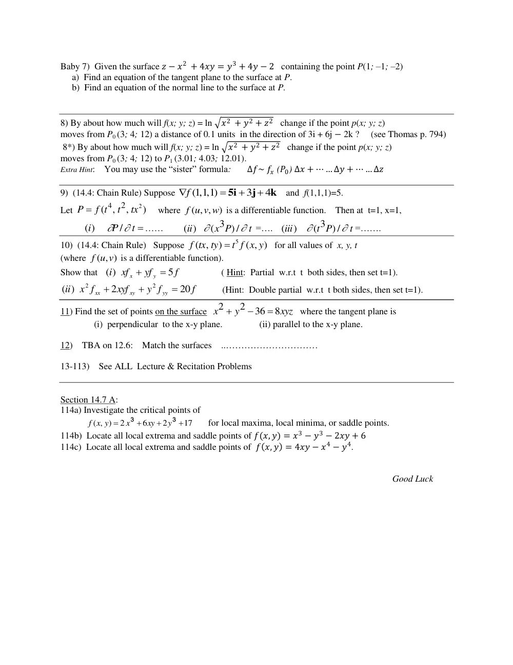 MATH 201 Exam 2, Fall 2016, page 2