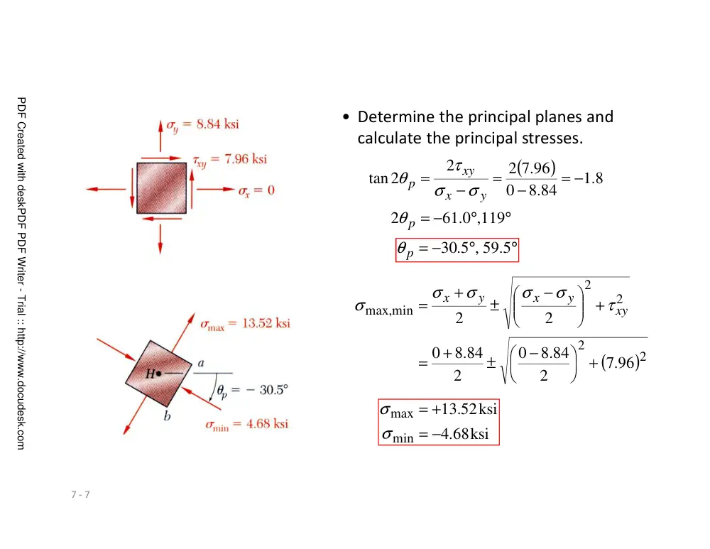MECH 320 Problems with Solutions, Fall 2010, page 7