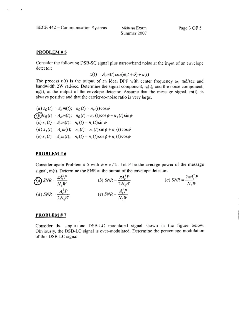 EECE 442 Midterm, Summer 2007, page 3
