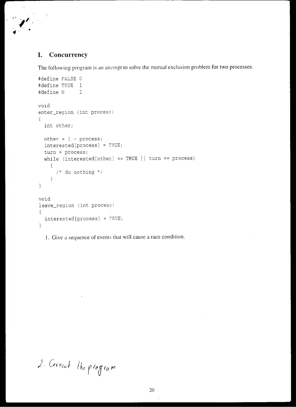 CMPS 272 Midterm, Fall 2001, page 4