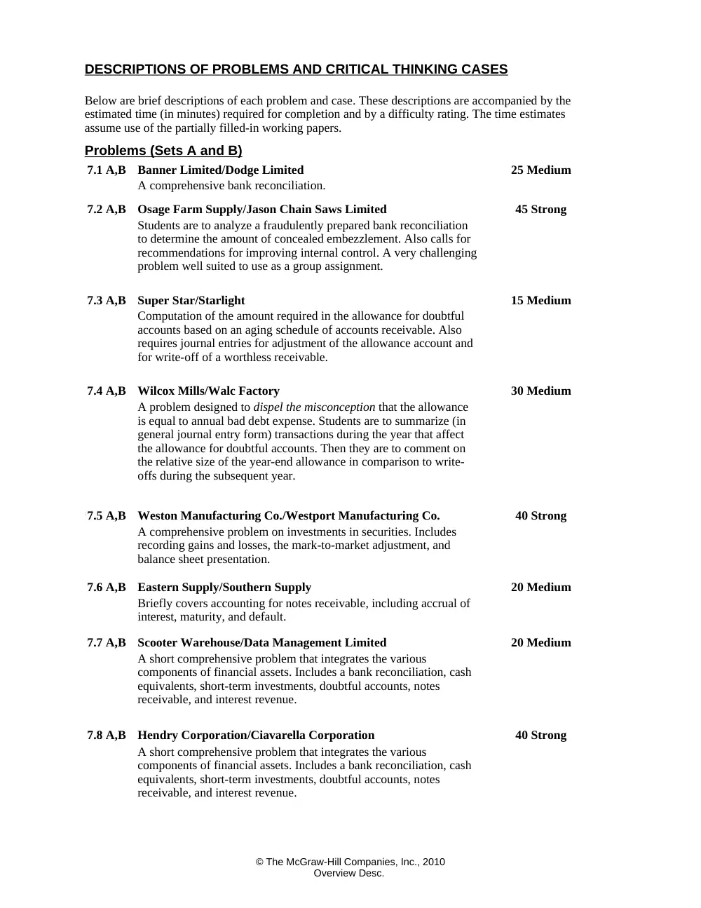 ACCT 210 Homework Chapter 7 Solutions, Fall 2012, page 4
