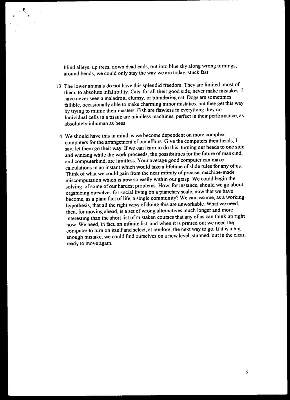 ENG 203 Final, Spring 2001, page 3