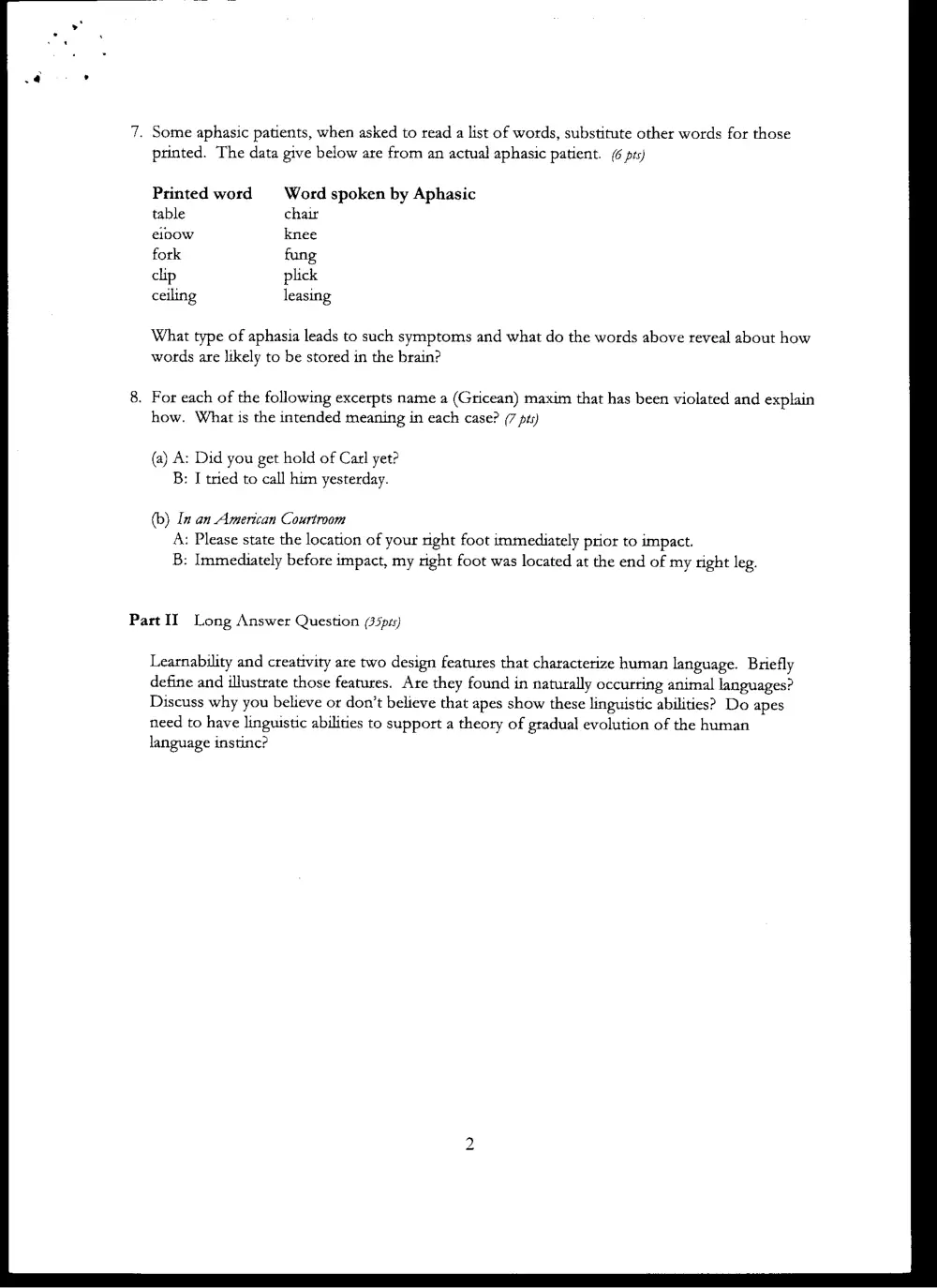 ENG 227 Final, Spring 2004, page 2