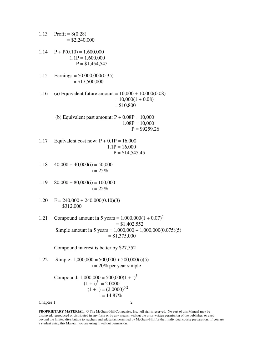 ENMG 400 Problems, Spring 2011, page 2