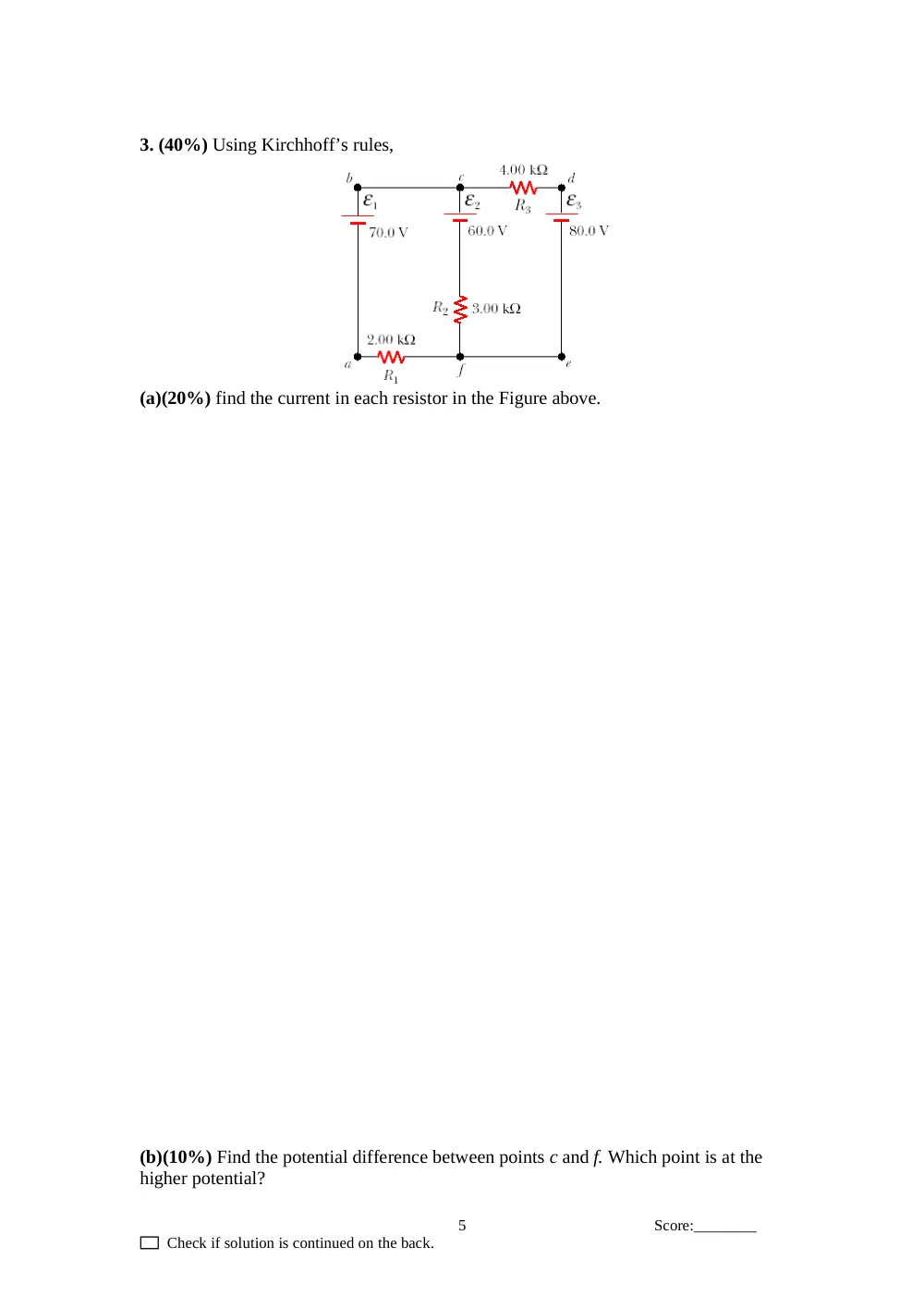 PHYS 211 Exam 2, Fall 2010, page 5