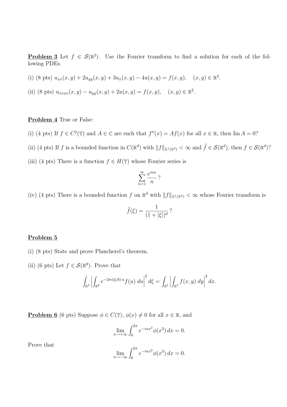 MATH 224 Final, Fall 2005, page 2