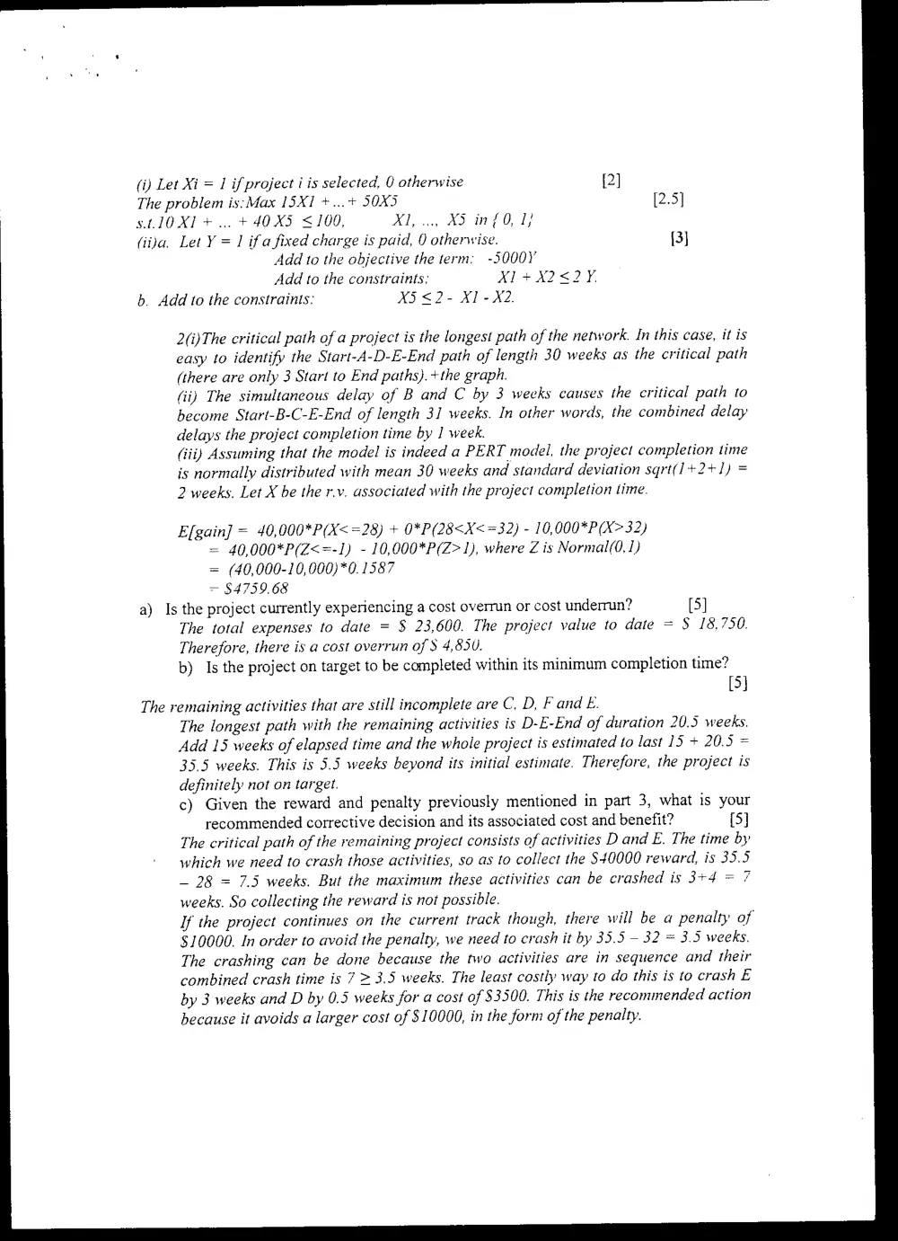 DCSN 200 Final, Fall 2004, page 5