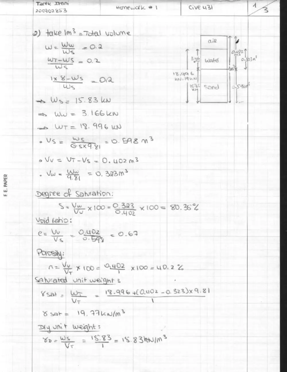 CIVE 431 Homework, Spring 2008, page 3