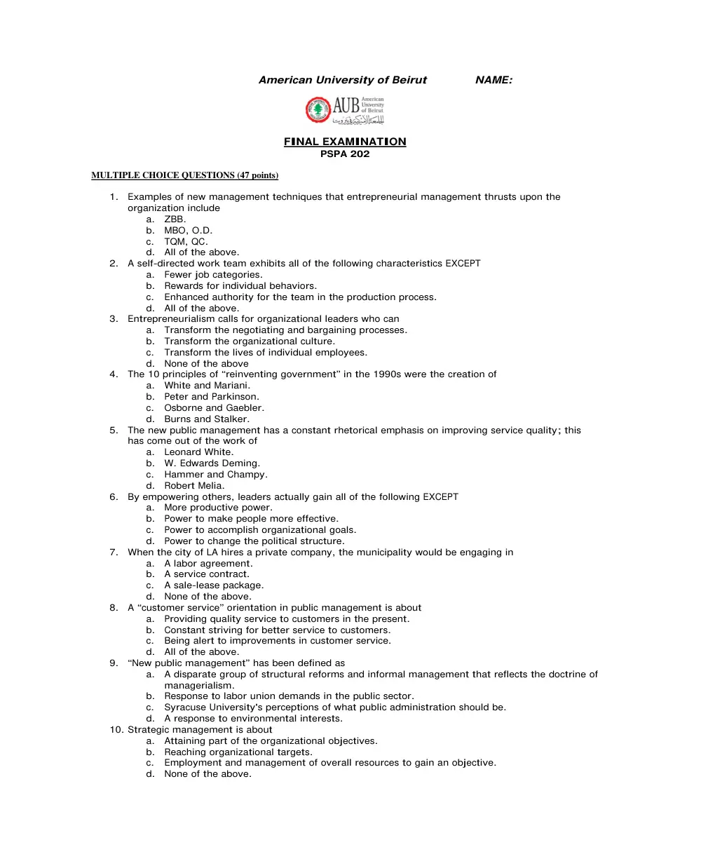 PSPA 202 Final, Fall 2007, page 1