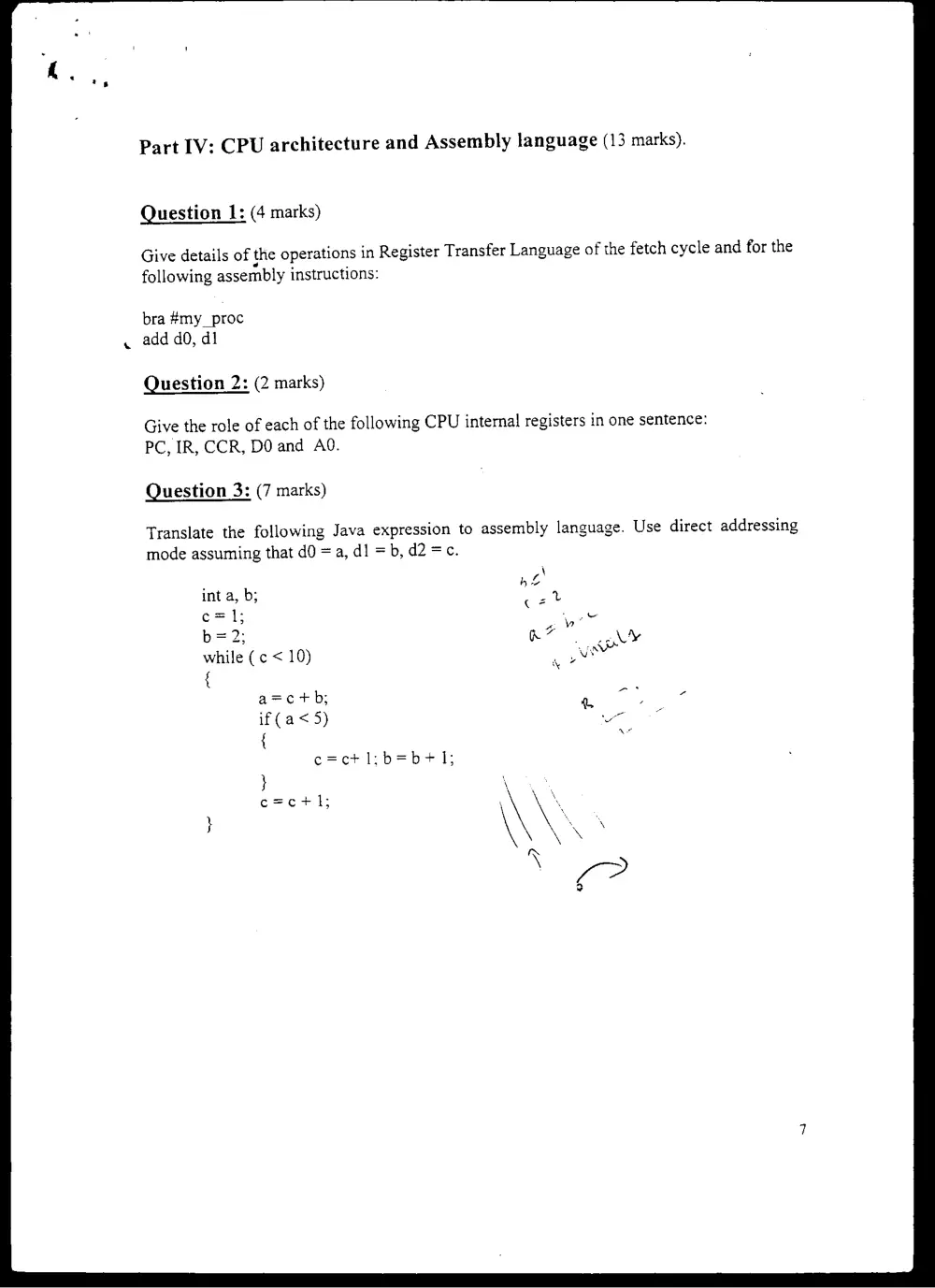 CMPS 255 Final, Fall 2001, page 7