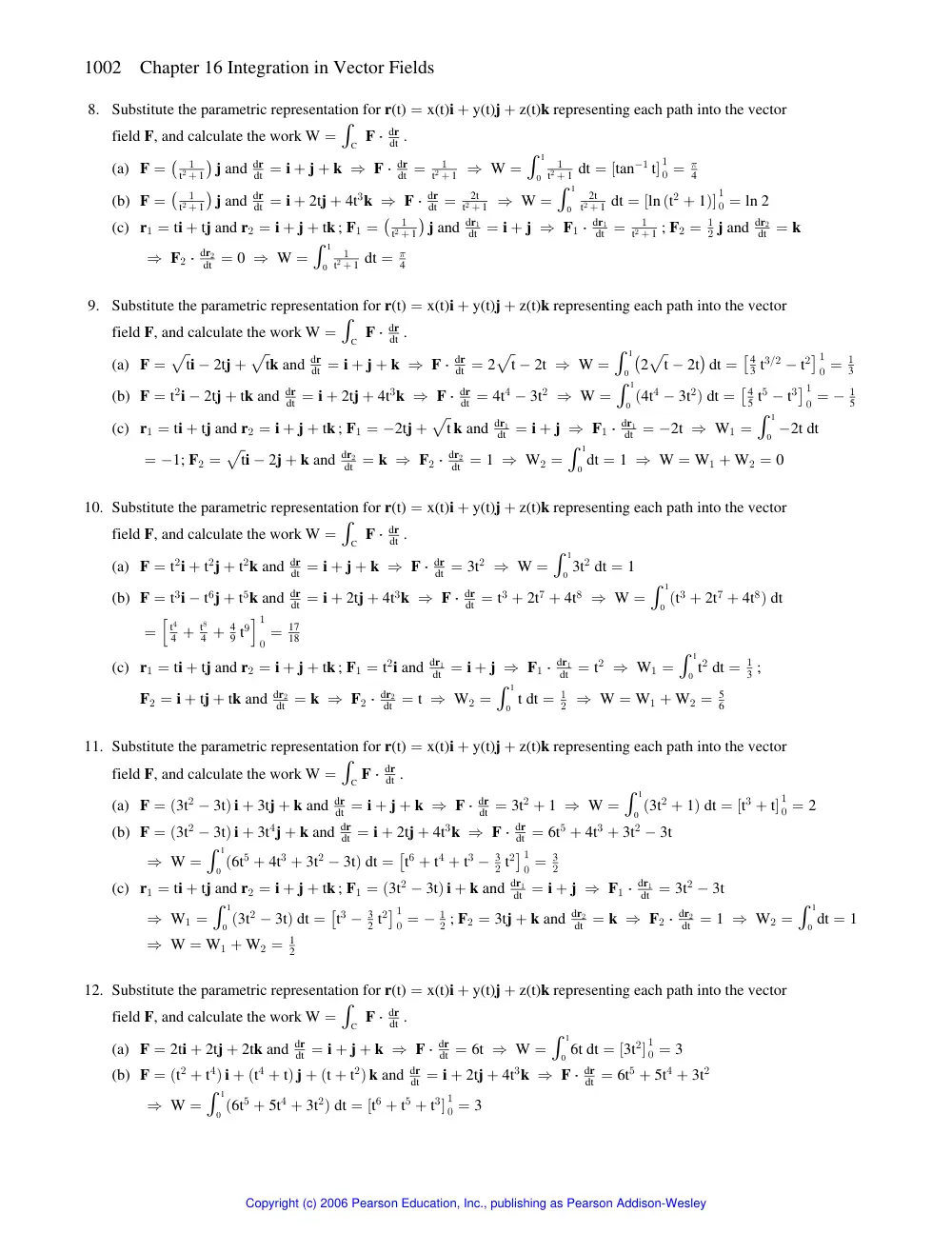 MATH 201 Problems Solution Chapter 16, Fall 2008, page 6