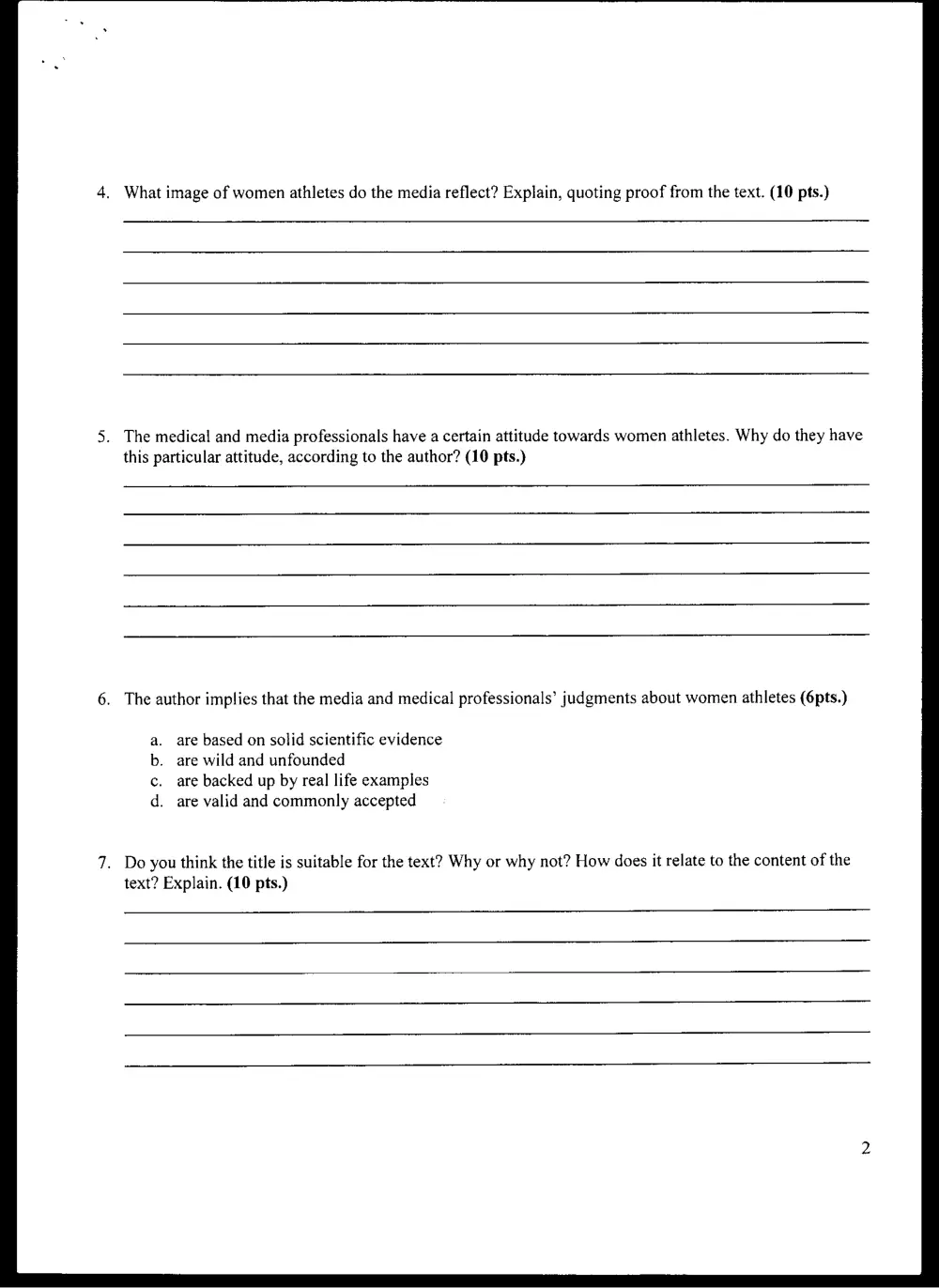 ENG 100 Final, Fall 2004, page 4