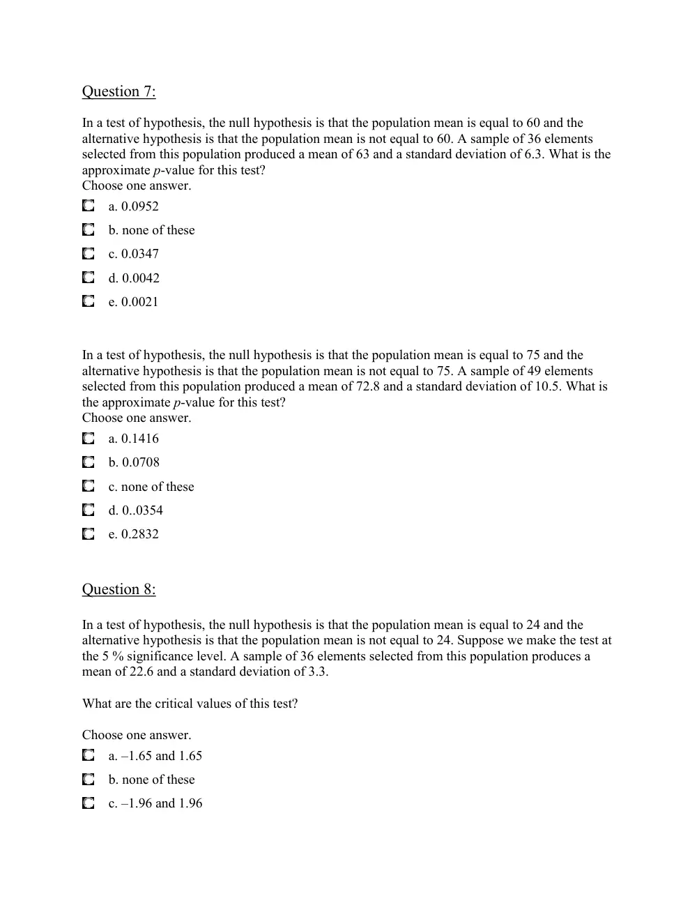 STAT 210 Final, Fall 2007, page 8