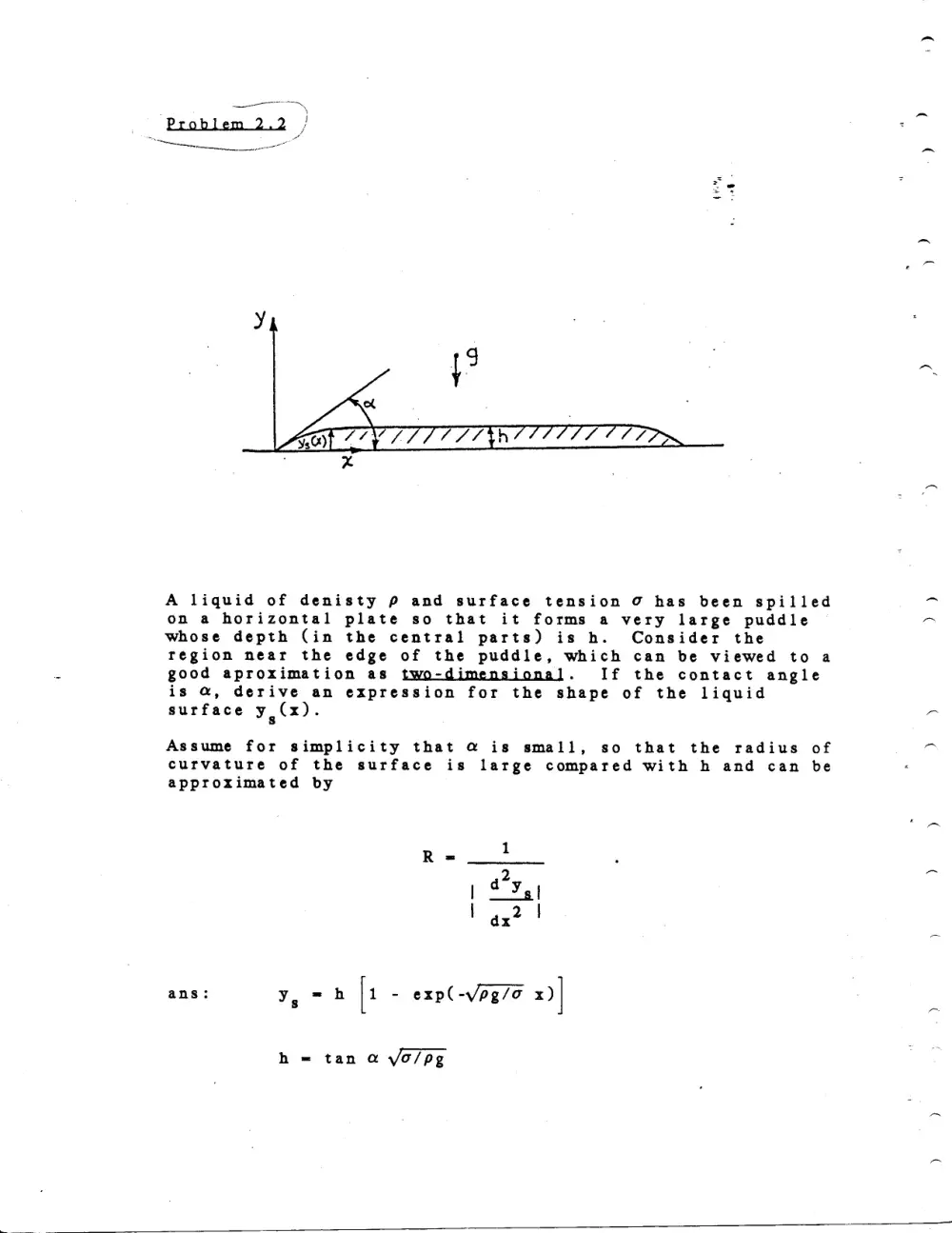 MECH 314 Problems 10, Spring 2014, page 2