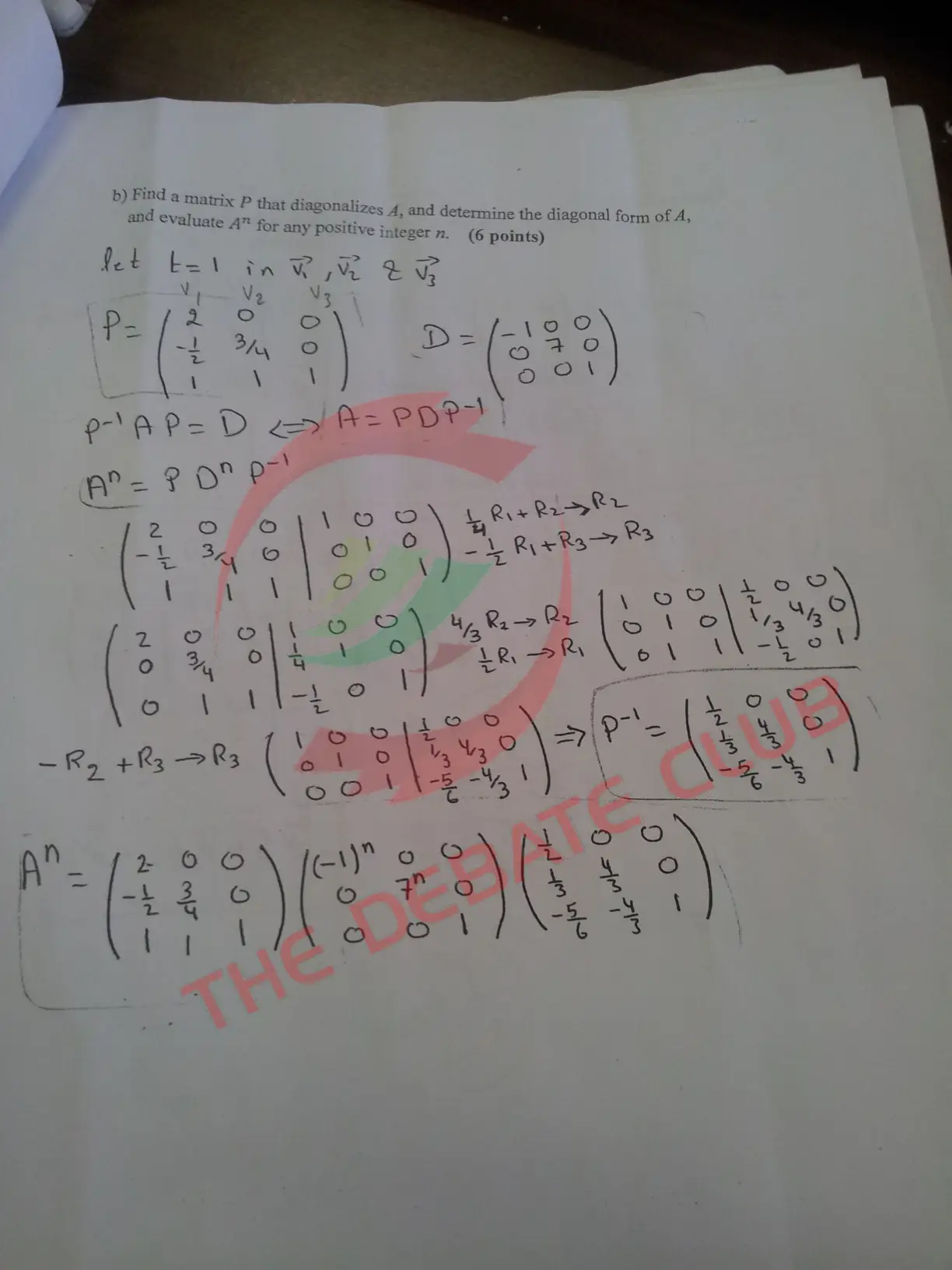 MAT 215 Final with Solution, Fall 2012, page 6