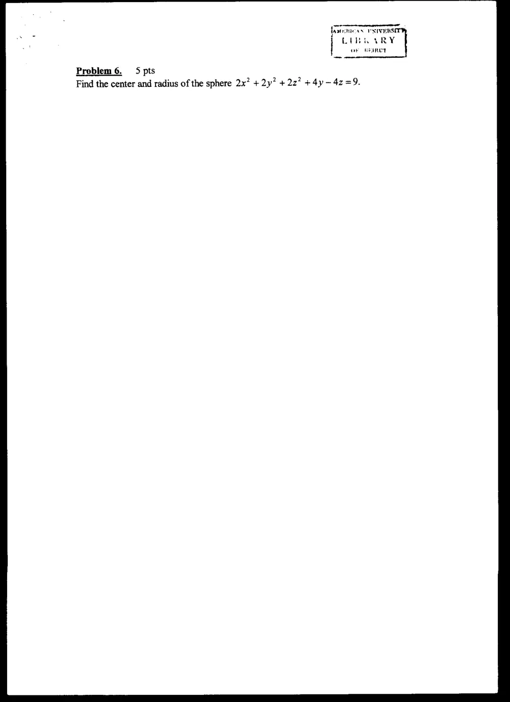 MATH 102 Final, Summer 2003, page 6