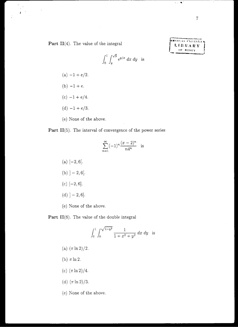 MATH 201 Final, Fall 2004, page 7