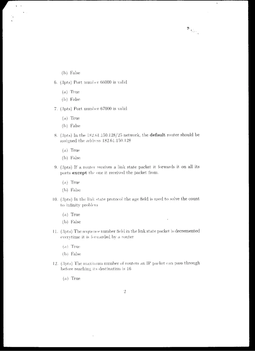 CMPS 297 Final, Spring 2001, page 2