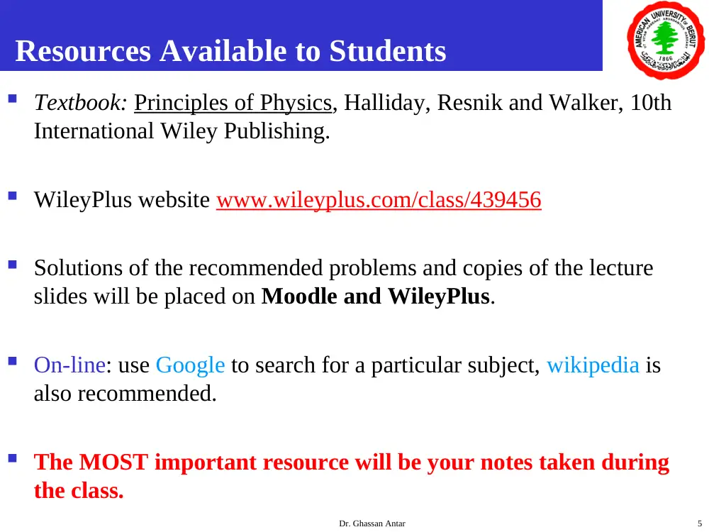 PHYS 211 Syllabus, Fall 2015, page 5