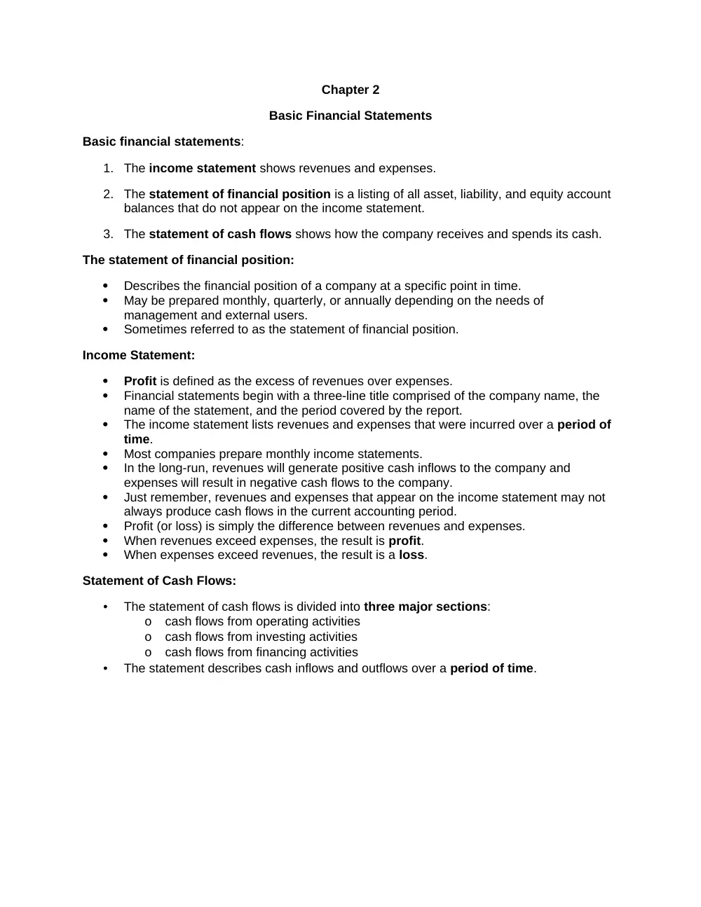 ACCT 210 Notes Chapter 2, Summer 2017, page 1