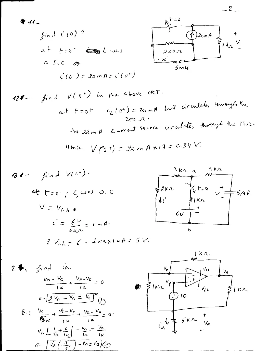 EECE 210 Exam, Spring 2008, page 2