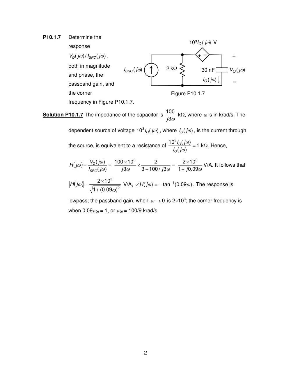 EECE 290 Homework 1 with Solution, Spring 2011, page 2