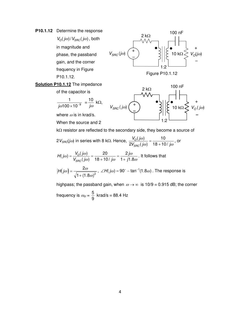 EECE 290 Homework 1 with Solution, Spring 2011, page 4