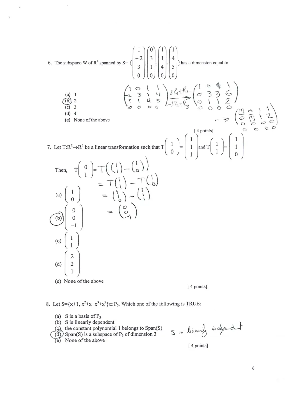 MATH 218 Exam 2, Spring 2018, page 6