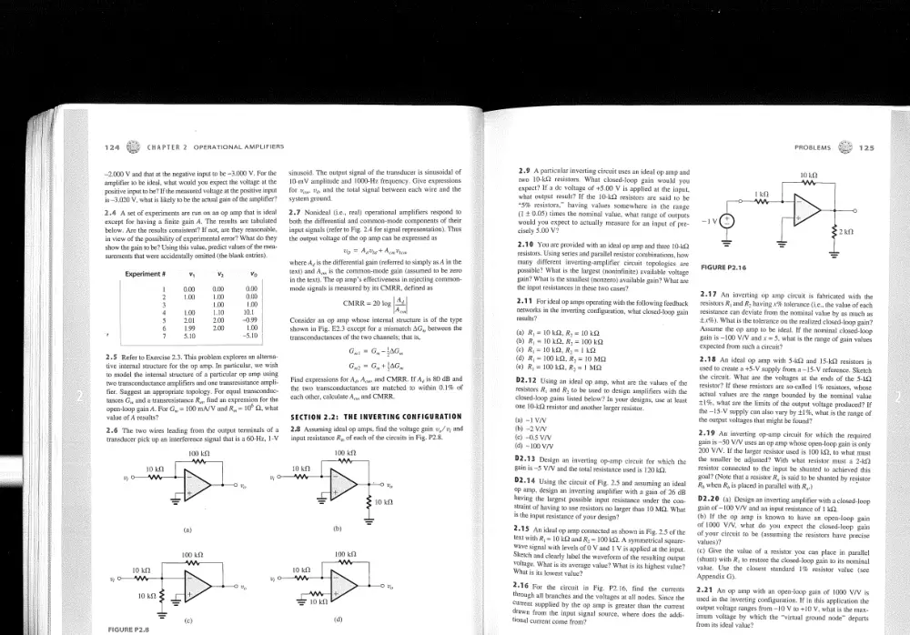 MECH 430 Problems Operational Amplifiers, Fall 2011, page 2