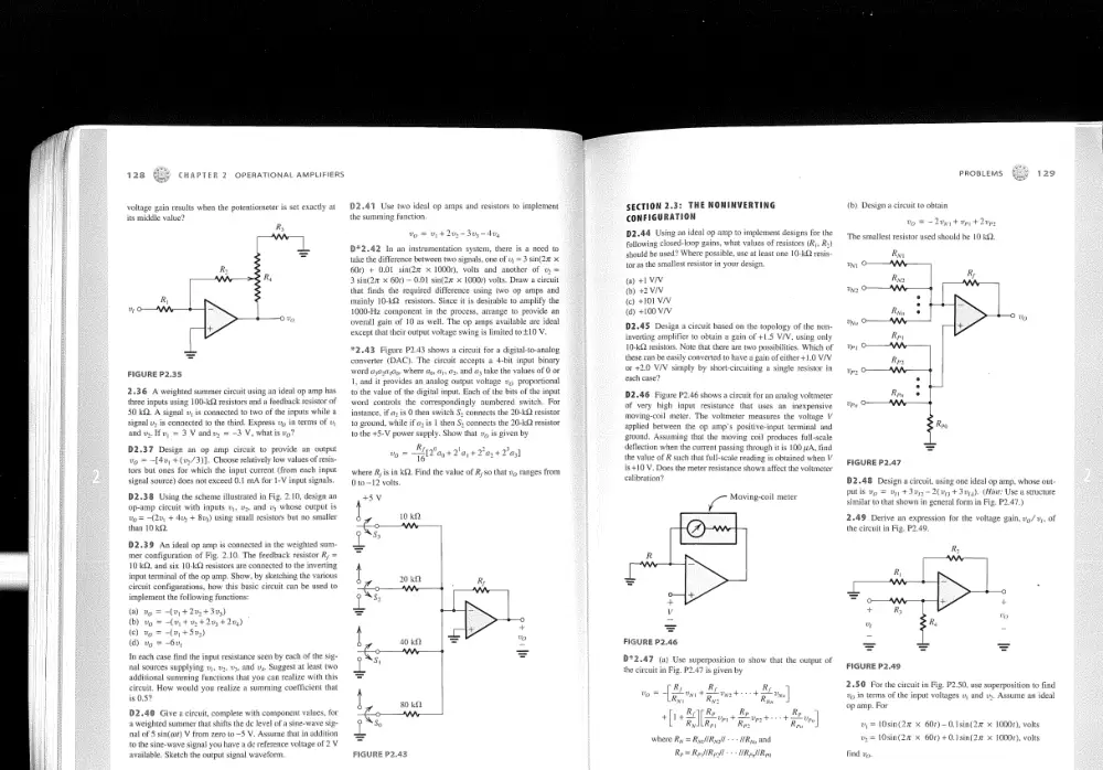 MECH 430 Problems Operational Amplifiers, Fall 2011, page 4
