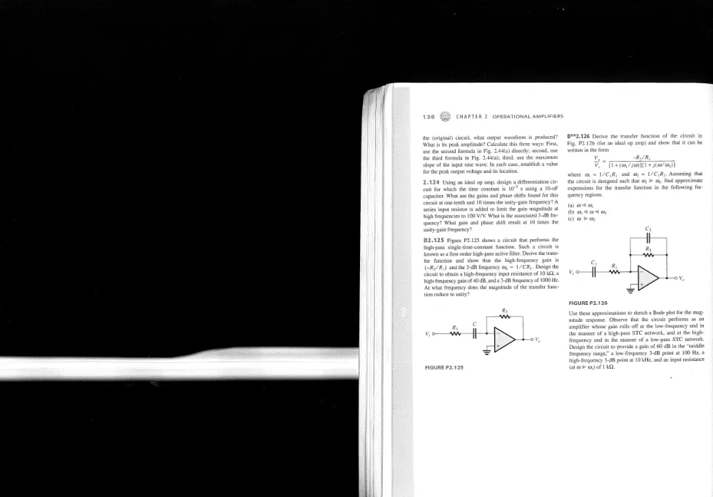 MECH 430 Problems Operational Amplifiers, Fall 2011, page 9