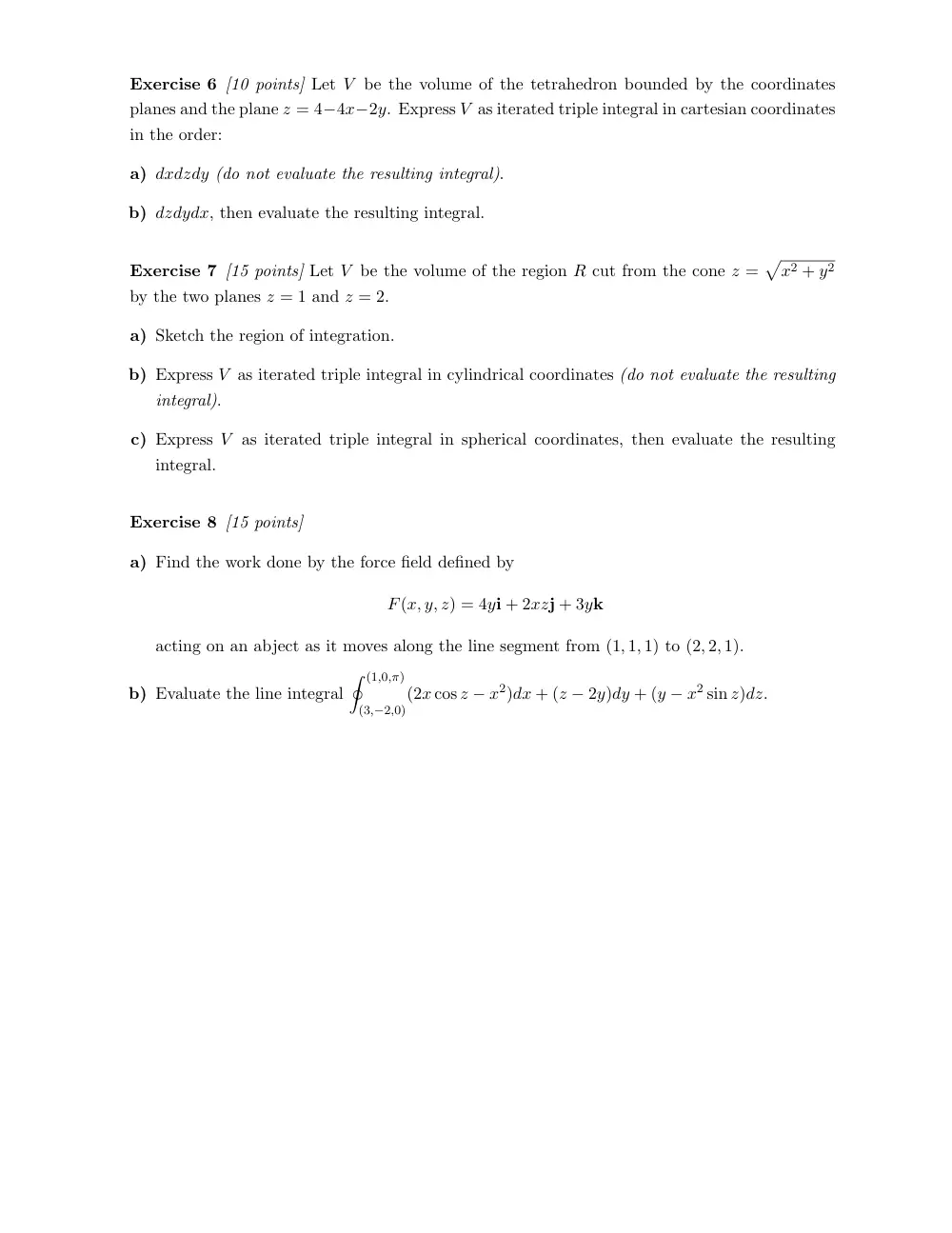 MATH 201 Final, Spring 2005, page 2
