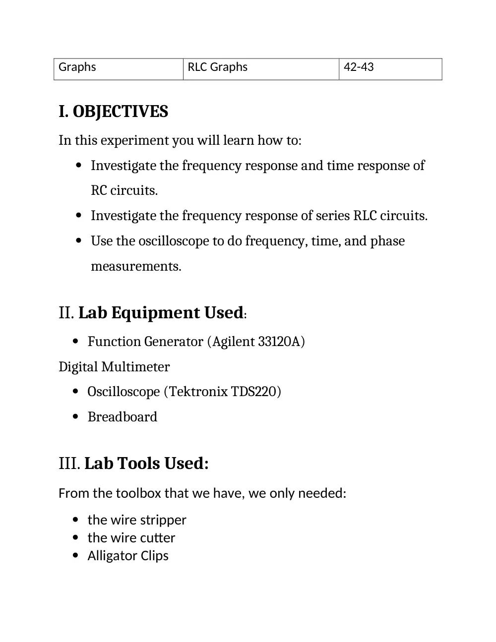 EECE 310L Report, Fall 2012, page 5